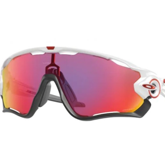 OAKLEY Jawbreaker  Polished White frame with Prism lens + Oakley case and lens - Picture 1 of 8